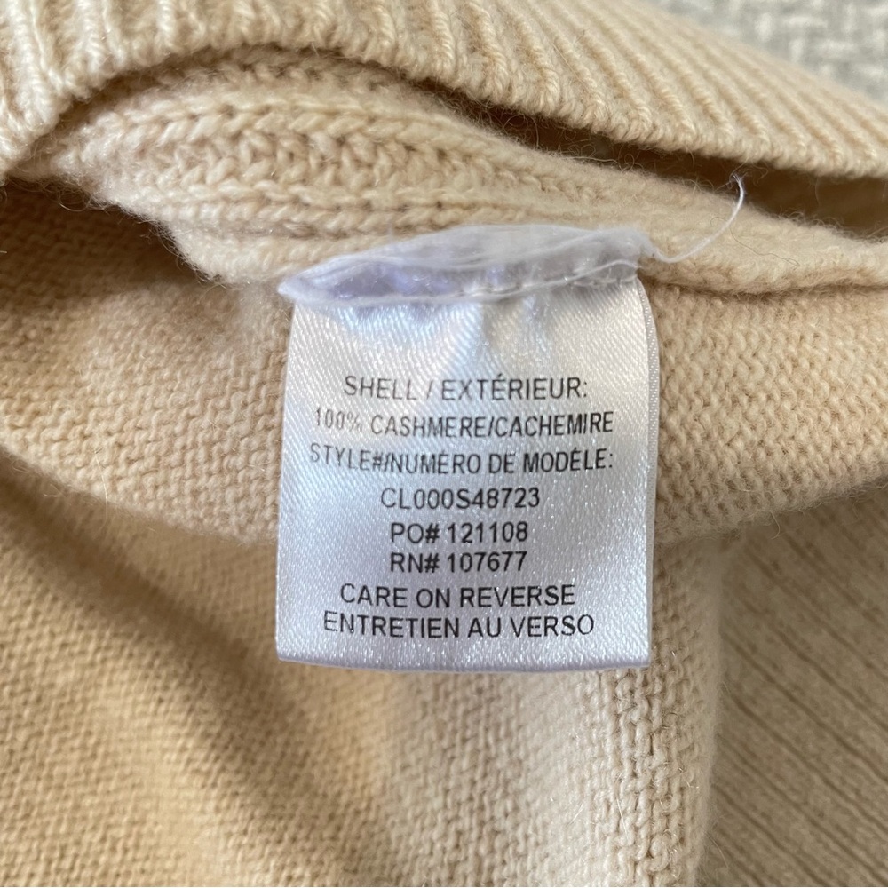 Alice + Olivia Daphney Turtleneck Tunic Sweater 
Oatmeal Size S - Picture 12 of 14